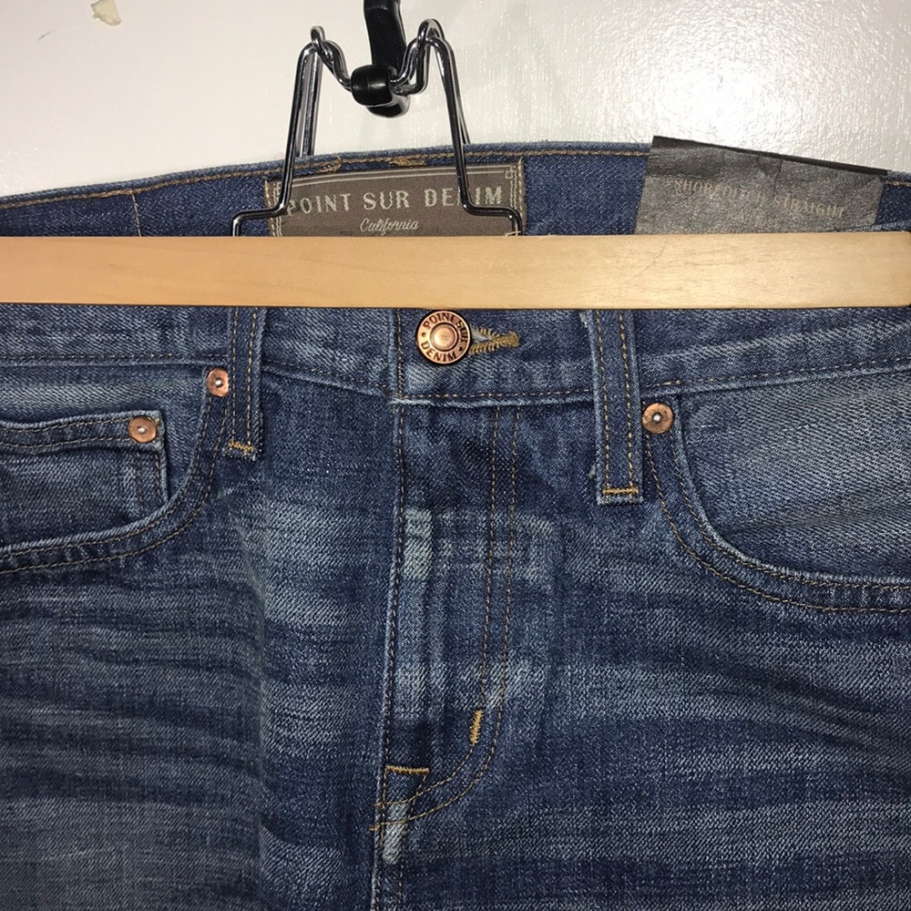 J. Crew Point Sur High Rise Straight Jeans - Picture 2 of 5